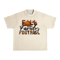 Sandshell Fall Family Football Urban Heavy Tee - LillyAllenDesigns