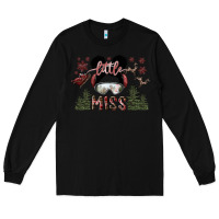 Black little miss Long Sleeve Tee - SublimationCraftShop