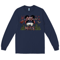 Navy little miss Long Sleeve Tee - SublimationCraftShop