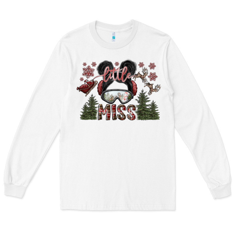 Little Miss Long Sleeve Tee by SublimationCraftShop | Teevron