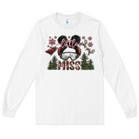 White little miss Long Sleeve Tee - SublimationCraftShop