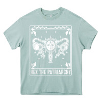 Arona womens hex the patriarchy uterus tarot card halloween feminist t shirt Heavy Core Tee - maiPhamDesign