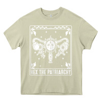 Mossy womens hex the patriarchy uterus tarot card halloween feminist t shirt Heavy Core Tee - maiPhamDesign