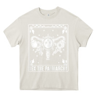 Cream womens hex the patriarchy uterus tarot card halloween feminist t shirt Heavy Core Tee - maiPhamDesign