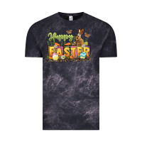 Cloud Black Happy Easter Vintage Tee - LillyAllenDesigns