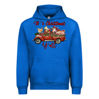 Cobalt it's christmas y'all truck with farm animals Urban Hoodie - RanaPortraitStore