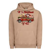 Pigment Burro it's christmas y'all truck with farm animals Urban Hoodie - RanaPortraitStore