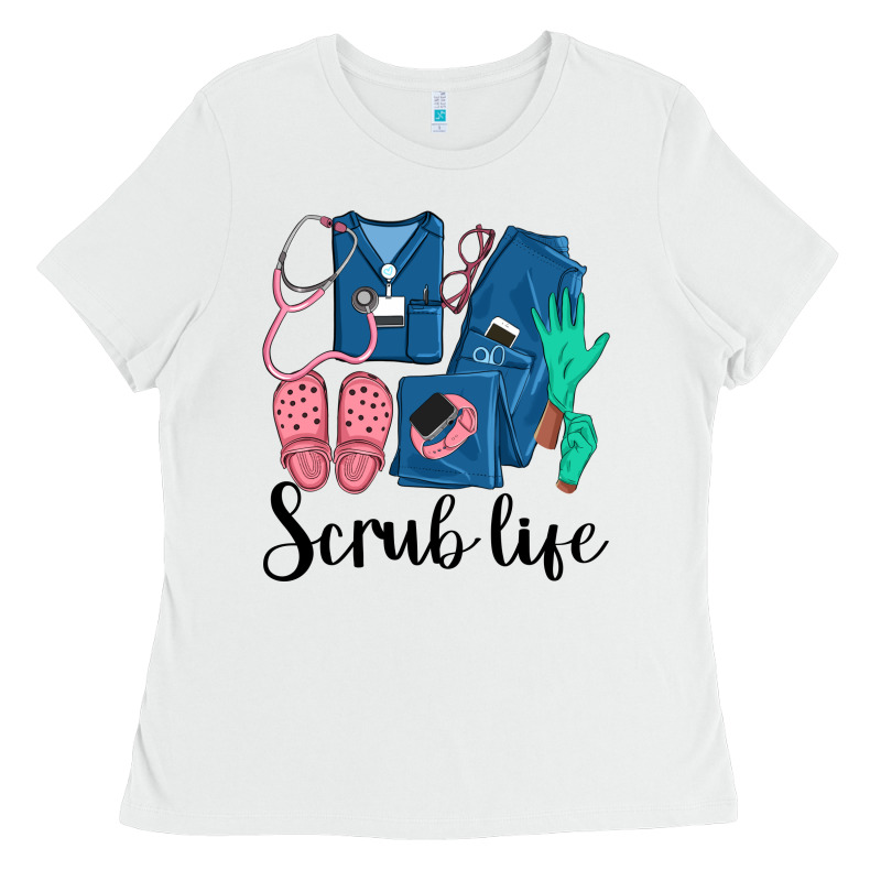 Scrub Life Nurse Ladies Tee by LillyAllenDesigns | Teevron