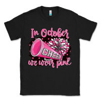 Black in october we wear pink cheer Classic Tee - BarkalooDesign