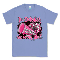 Colony Blue in october we wear pink cheer Classic Tee - BarkalooDesign