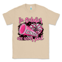 Mushroom in october we wear pink cheer Classic Tee - BarkalooDesign