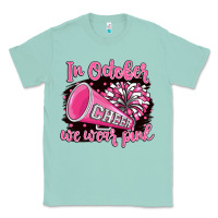Seafoam in october we wear pink cheer Classic Tee - BarkalooDesign