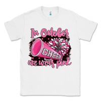 White in october we wear pink cheer Classic Tee - BarkalooDesign