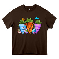 Chocolate Brown Basketball Easter sports carrots Heavy Core Tee - OliviaCreatesArt