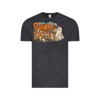 Vintage Black Stay Spooky Vintage Tee - CowhideDigitalArt