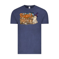 Vintage Denim Stay Spooky Vintage Tee - CowhideDigitalArt