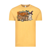 Vintage Mustard Stay Spooky Vintage Tee - CowhideDigitalArt