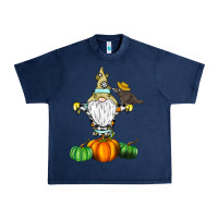 Navy Scracrow Urban Heavy Tee - CowhideDigitalArt