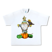 White Scracrow Urban Heavy Tee - CowhideDigitalArt