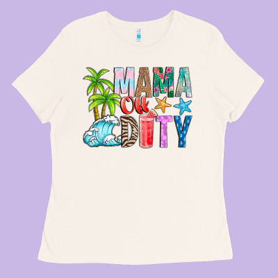 Mama Of Duty Ladies Tee Designed By Cowhidedigitalart