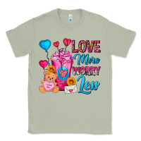 Matcha Love More Worry Less Valentines Day Cold Drink Classic Tee - FaDigitalArtStudio