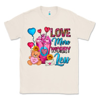 Natural Love More Worry Less Valentines Day Cold Drink Classic Tee - FaDigitalArtStudio