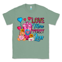 Sage Love More Worry Less Valentines Day Cold Drink Classic Tee - FaDigitalArtStudio