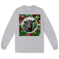 Moon Dust christmas black angus cow Long Sleeve Tee - LillyAllenDesigns