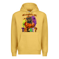 Antique Gold did somebody say treat Premium Hoodie - BarkalooDesign