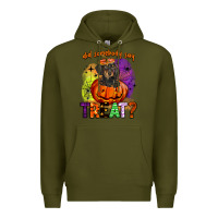 Army Green did somebody say treat Premium Hoodie - BarkalooDesign