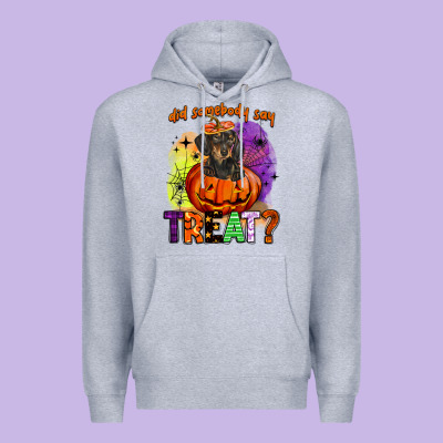 Did Somebody Say Treat Premium Hoodie Designed By Barkaloodesign