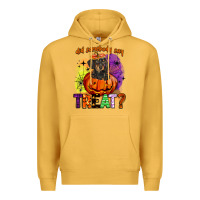 Mustard did somebody say treat Premium Hoodie - BarkalooDesign