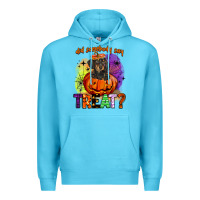 Ocean Blue did somebody say treat Premium Hoodie - BarkalooDesign