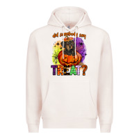 Pale Pink did somebody say treat Premium Hoodie - BarkalooDesign
