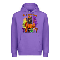 Purple did somebody say treat Premium Hoodie - BarkalooDesign