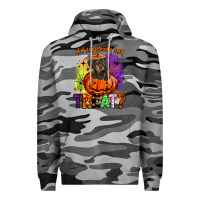 Slate Camo did somebody say treat Premium Hoodie - BarkalooDesign