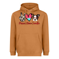 Meerkat Peace Love Frenchie Heavyweight Hoodie - Jasminsmagicworld
