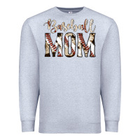 Heather Grey baseball mom Premium Sweatshirt - Jasminsmagicworld