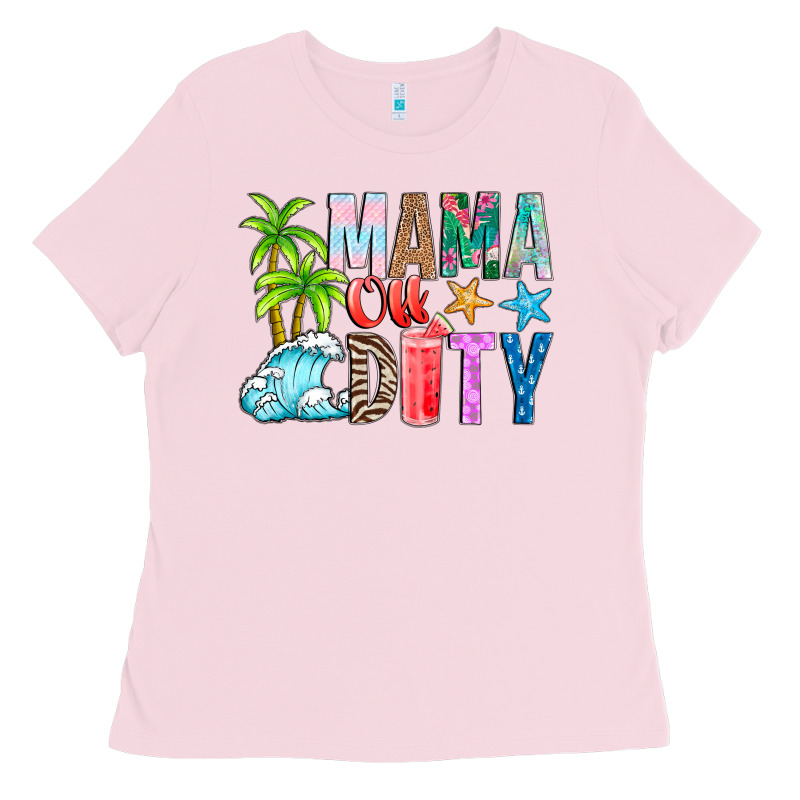 Mama Of Duty Ladies Tee by CowhideDigitalArt | Teevron