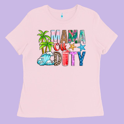 Mama Of Duty Ladies Tee Designed By Cowhidedigitalart