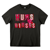 Asphalt Hugs and kisses Valentine's Day Heavy Core Tee - FaDigitalArtStudio
