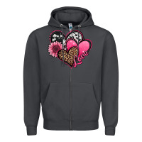 Smoke valentines day western hearts and sunflower Zipper Hoodie - Jasminsmagicworld