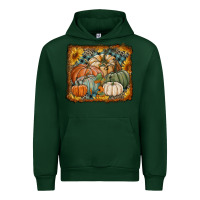 Foreset Green pumpkins with sunflowers Urban Hoodie - RanaPortraitStore