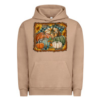 Pigment Burro pumpkins with sunflowers Urban Hoodie - RanaPortraitStore