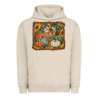 Pigment French Oak pumpkins with sunflowers Urban Hoodie - RanaPortraitStore