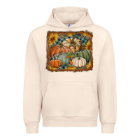 Sandshell pumpkins with sunflowers Urban Hoodie - RanaPortraitStore