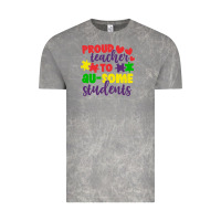 Cloud Rock proud teacher to ausome students Vintage Tee - CowhideDigitalArt