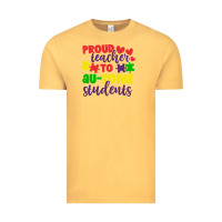 Vintage Mustard proud teacher to ausome students Vintage Tee - CowhideDigitalArt