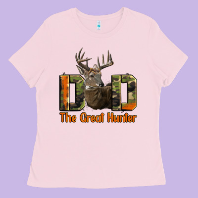 Western Dad The Great Deer Hunter Ladies Tee Designed By Lillyallendesigns