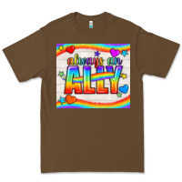 Cacao Always An Ally Pride LGBTQ+ Tumbler Premium Tee - BundleAndBundleShop